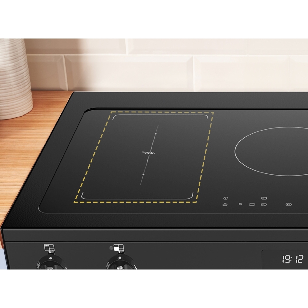 Belling RCA FARMHOUSE 100Ei 100cm Induction Range Cooker, Grey, A Rated