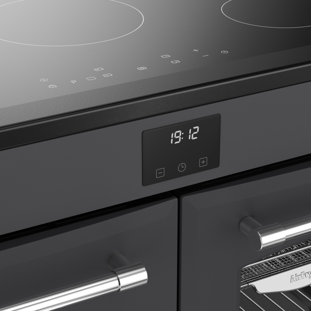 Belling RCA FARMHOUSE 100Ei 100cm Induction Range Cooker, Grey, A Rated