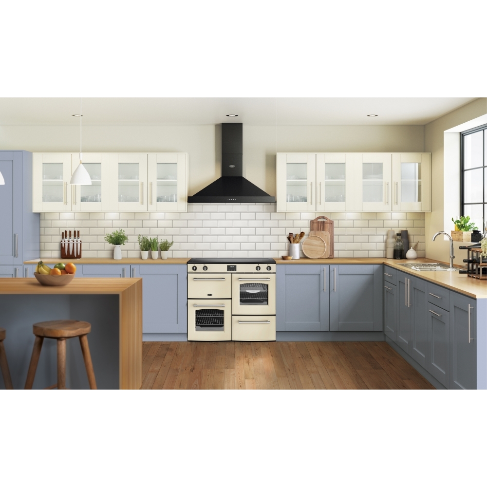 Belling RCA FARMHOUSE 100Ei 100cm Induction Range Cooker, Cream, A Rated