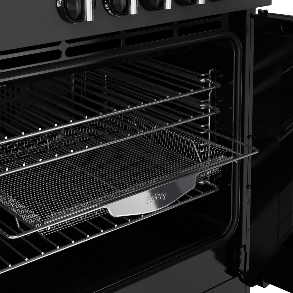 Belling Farmhouse 110 DF 110cm Dual Fuel Range Cooker, Grey, A Rated