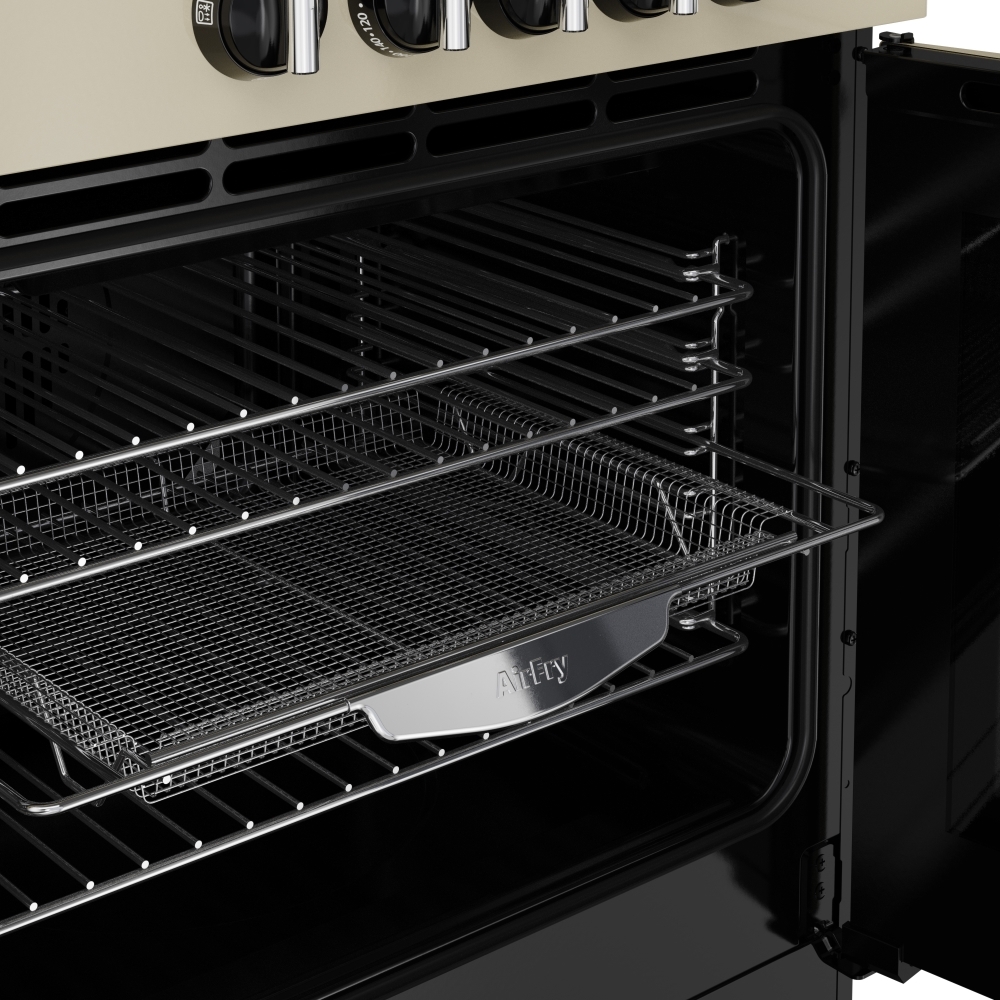 Belling RCA FARMHOUSE 110DF 110cm Dual Fuel Range Cooker, Cream, A Rated