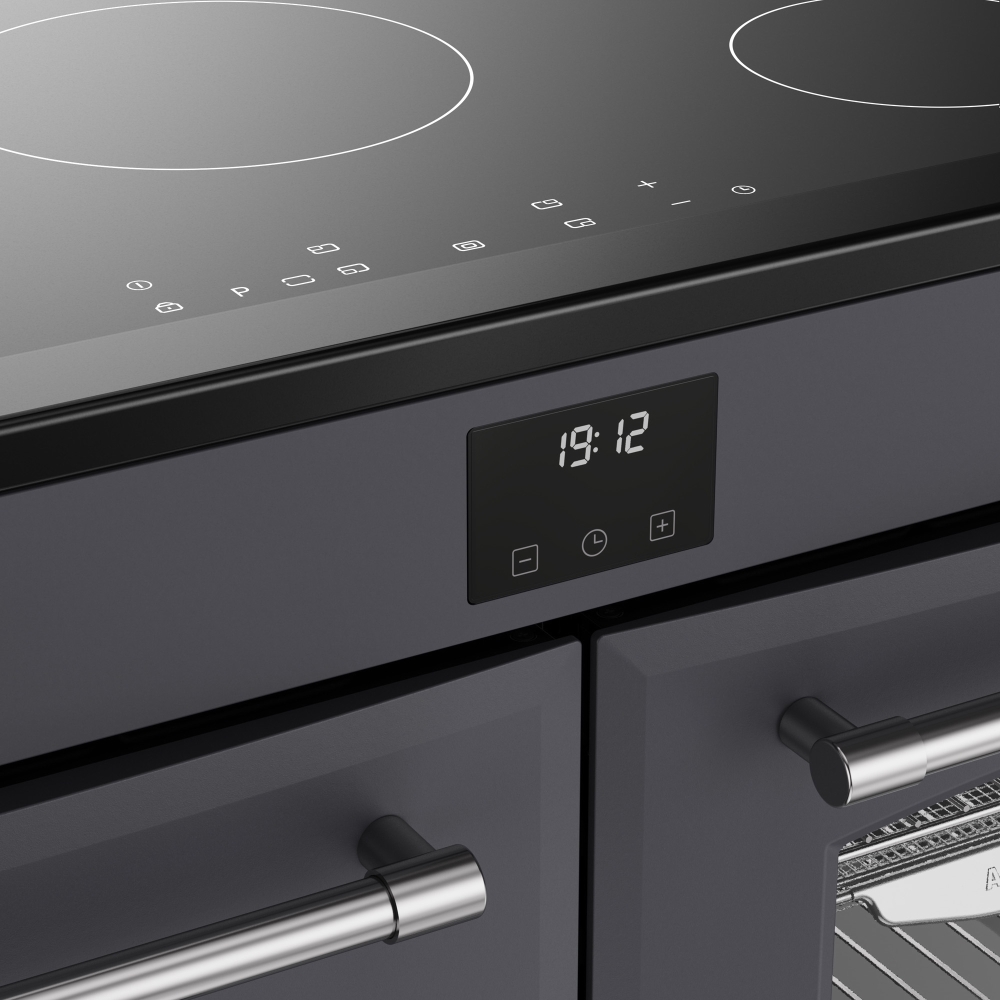 Belling RCA FARMHOUSE 110Ei 110cm Induction Range Cooker, Grey, A Rated