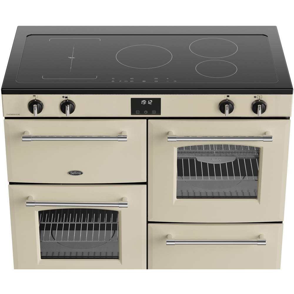 Belling RCA FARMHOUSE 110Ei 110cm Induction Range Cooker, Cream, A Rated