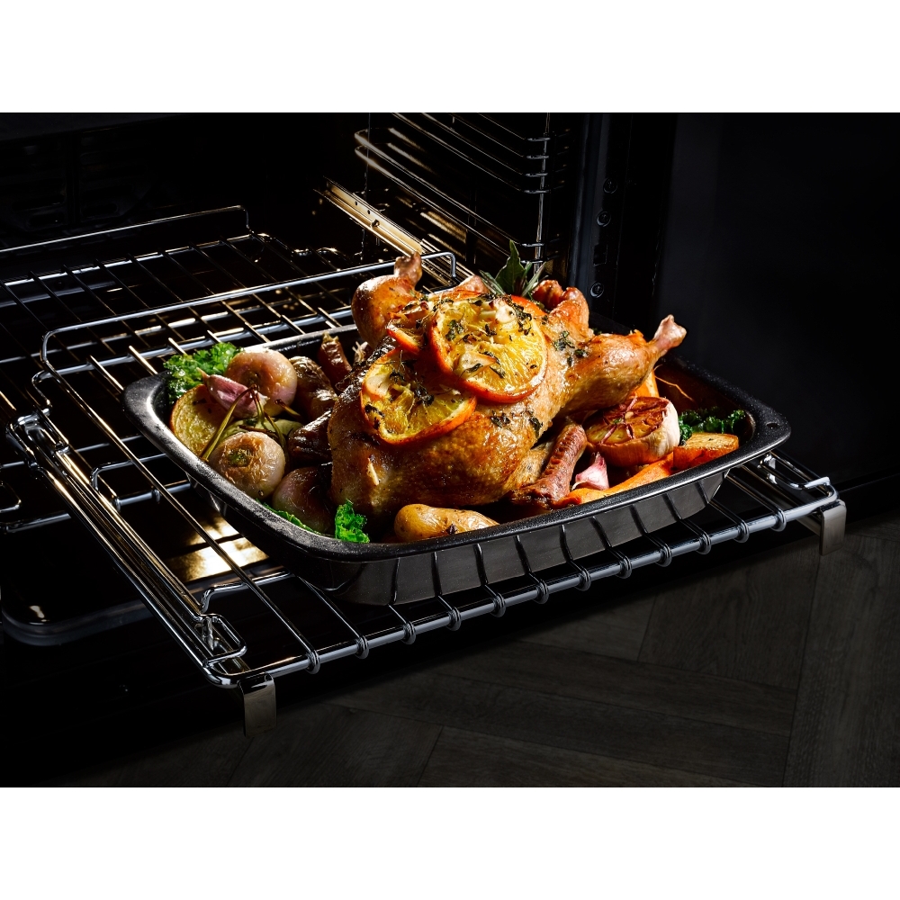 Stoves DX MRA RICH 60DF Dual Fuel Cooker with Double Oven, Grey, A Rated