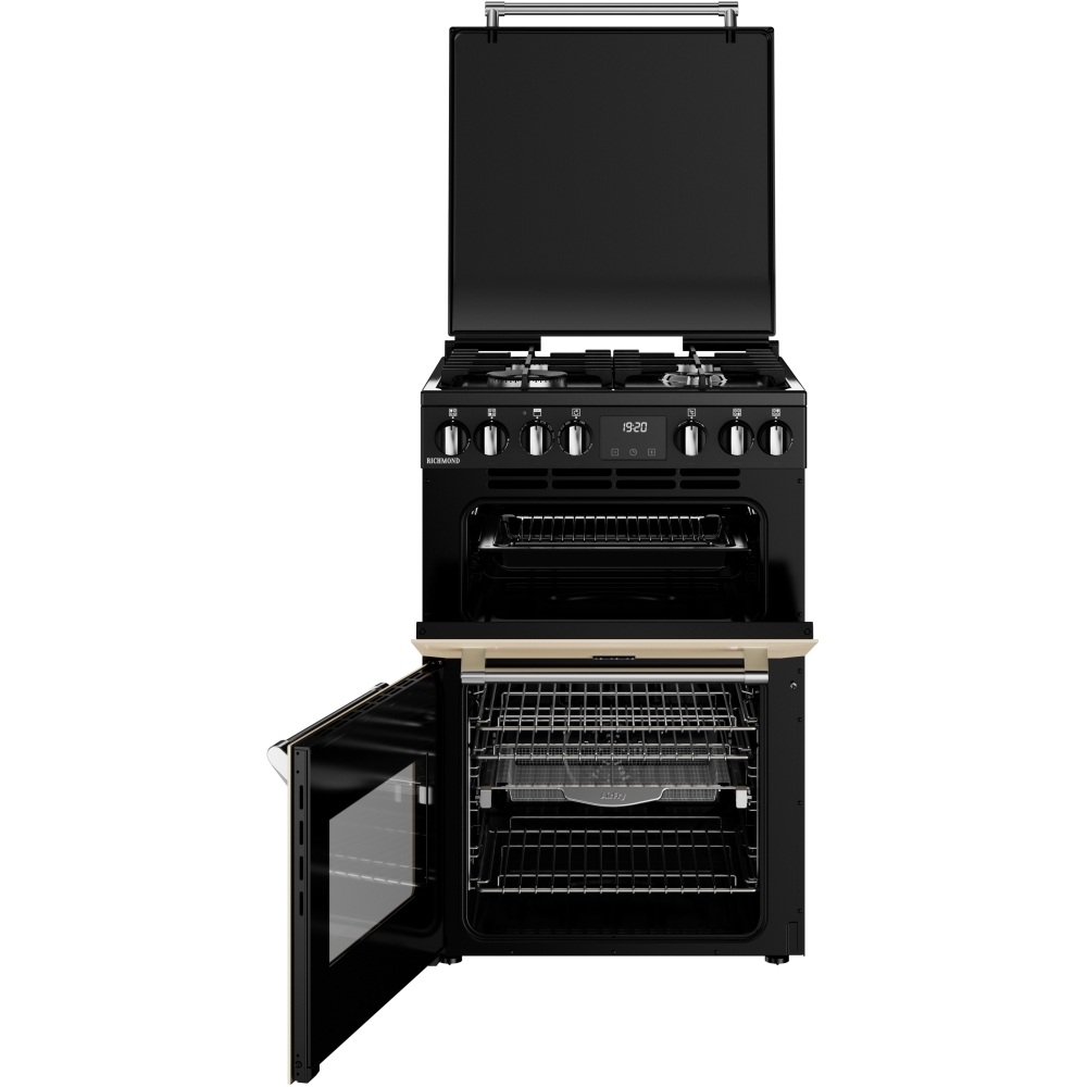 Stoves DX MRA RICH 60DF Dual Fuel Cooker with Double Oven, Cream, A Rated