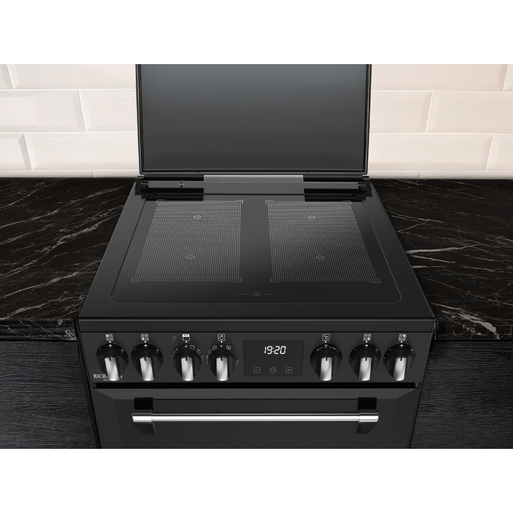 Stoves Richmond DX 60Ei RTY Induction Electric Cooker with Double Oven, Cream, A Rated