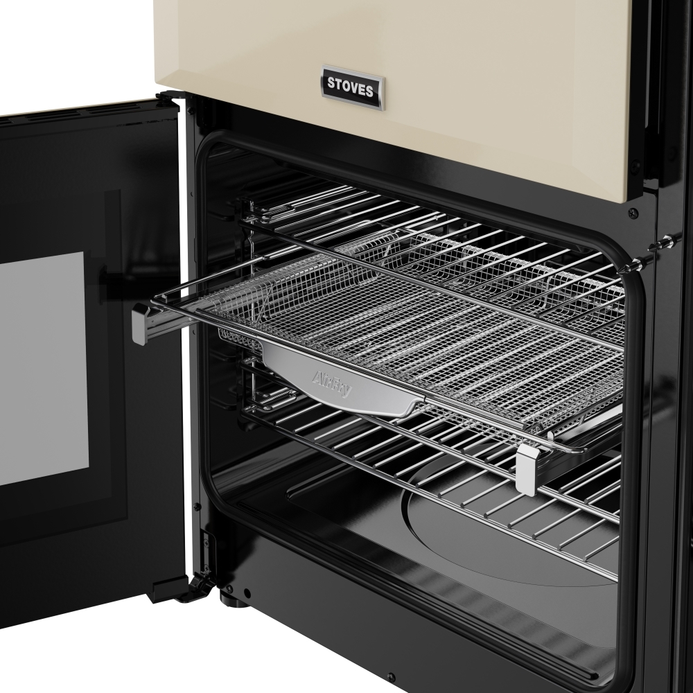 Stoves RCA RICH 90DF CRM 90cm Dual Fuel Range Cooker, Cream, A Rated
