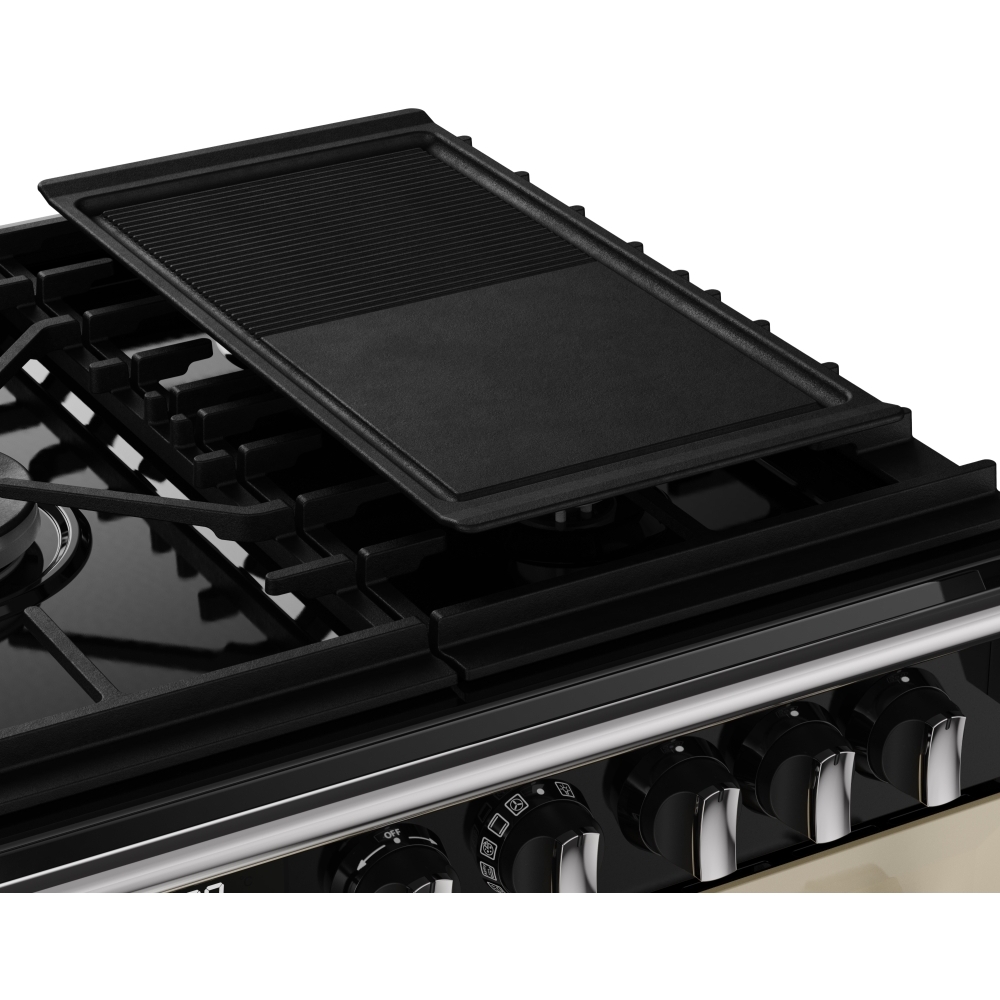 Stoves RCA RICH 90DF CRM 90cm Dual Fuel Range Cooker, Cream, A Rated