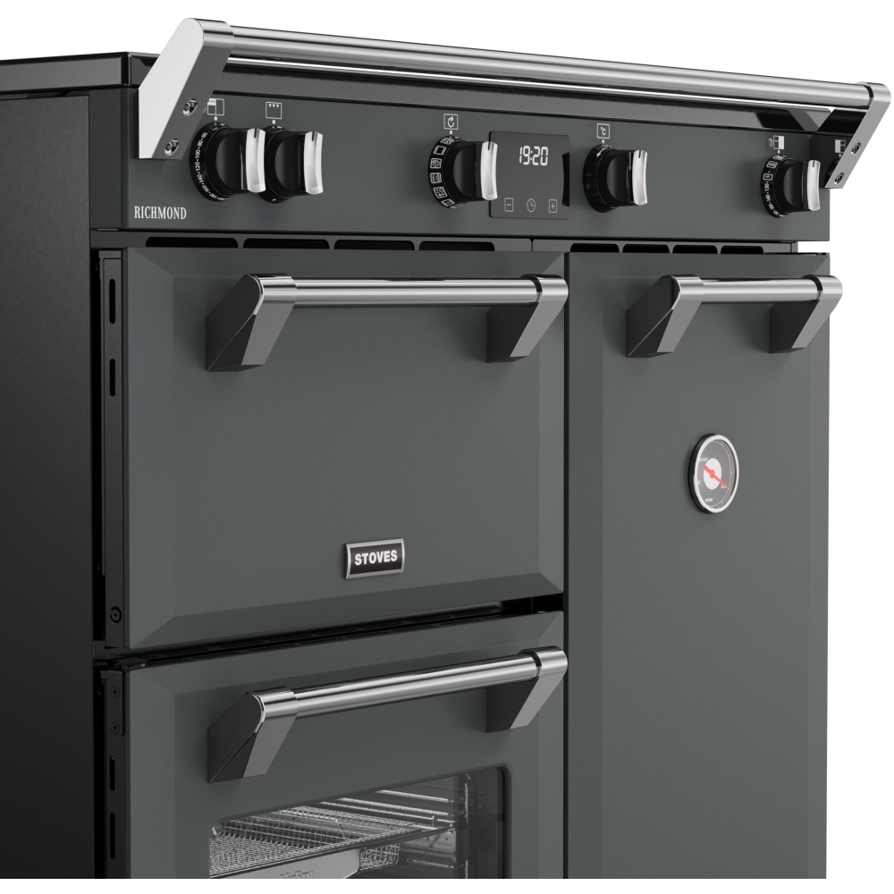 Stoves RCA RICH 90Ei TCH ANT 90cm Induction Range Cooker, Grey, A Rated