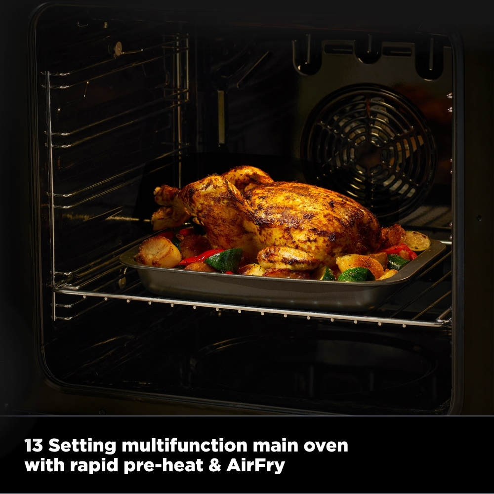 Stoves RCA RICH 90Ei TCH CRM 90cm Induction Range Cooker, Cream, A Rated