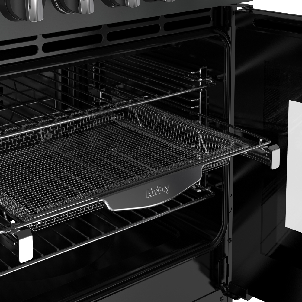 Stoves Richmond 100DF 100cm Dual Fuel Range Cooker, Grey, A Rated