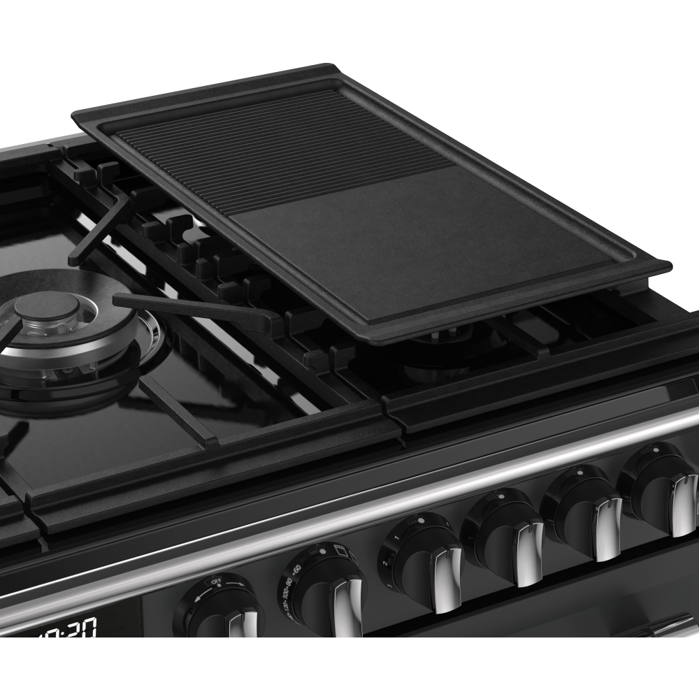 Stoves Richmond 100DF 100cm Dual Fuel Range Cooker, Grey, A Rated