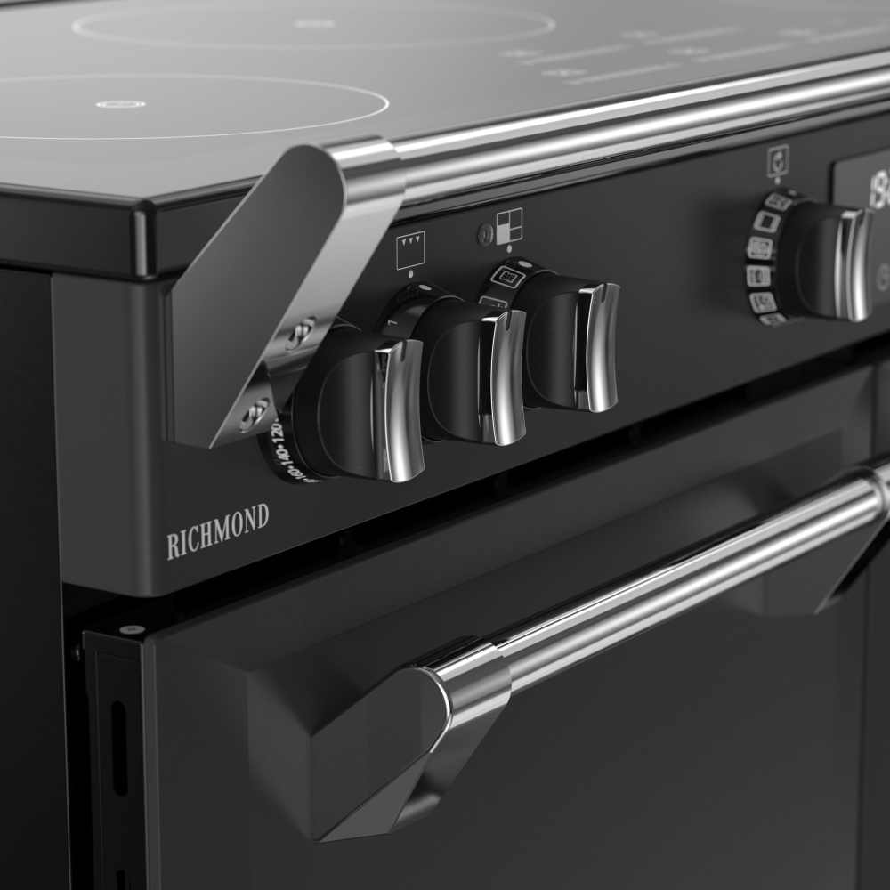 Stoves RCA RICH 100Ei TCH AN 100cm Induction Range Cooker, Grey, A Rated