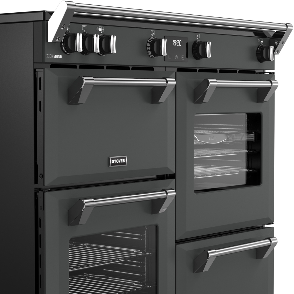 Stoves RCA RICH 100Ei TCH AN 100cm Induction Range Cooker, Grey, A Rated