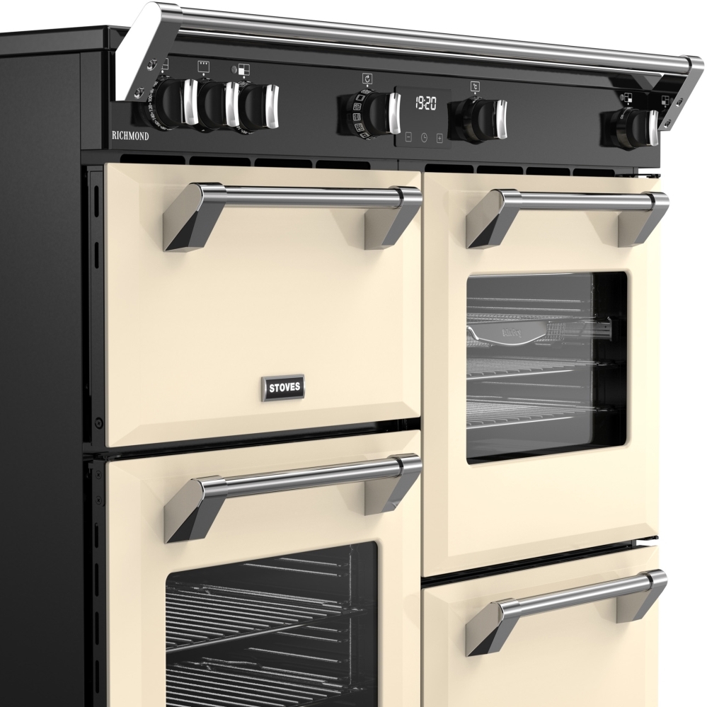 Stoves RCA RICH 100Ei TCH CR 100cm Induction Range Cooker, Cream, A Rated