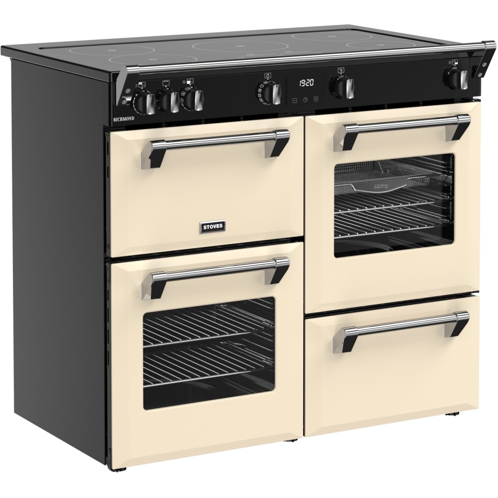 Stoves RCA RICH 100Ei TCH CR 100cm Induction Range Cooker, Cream, A Rated