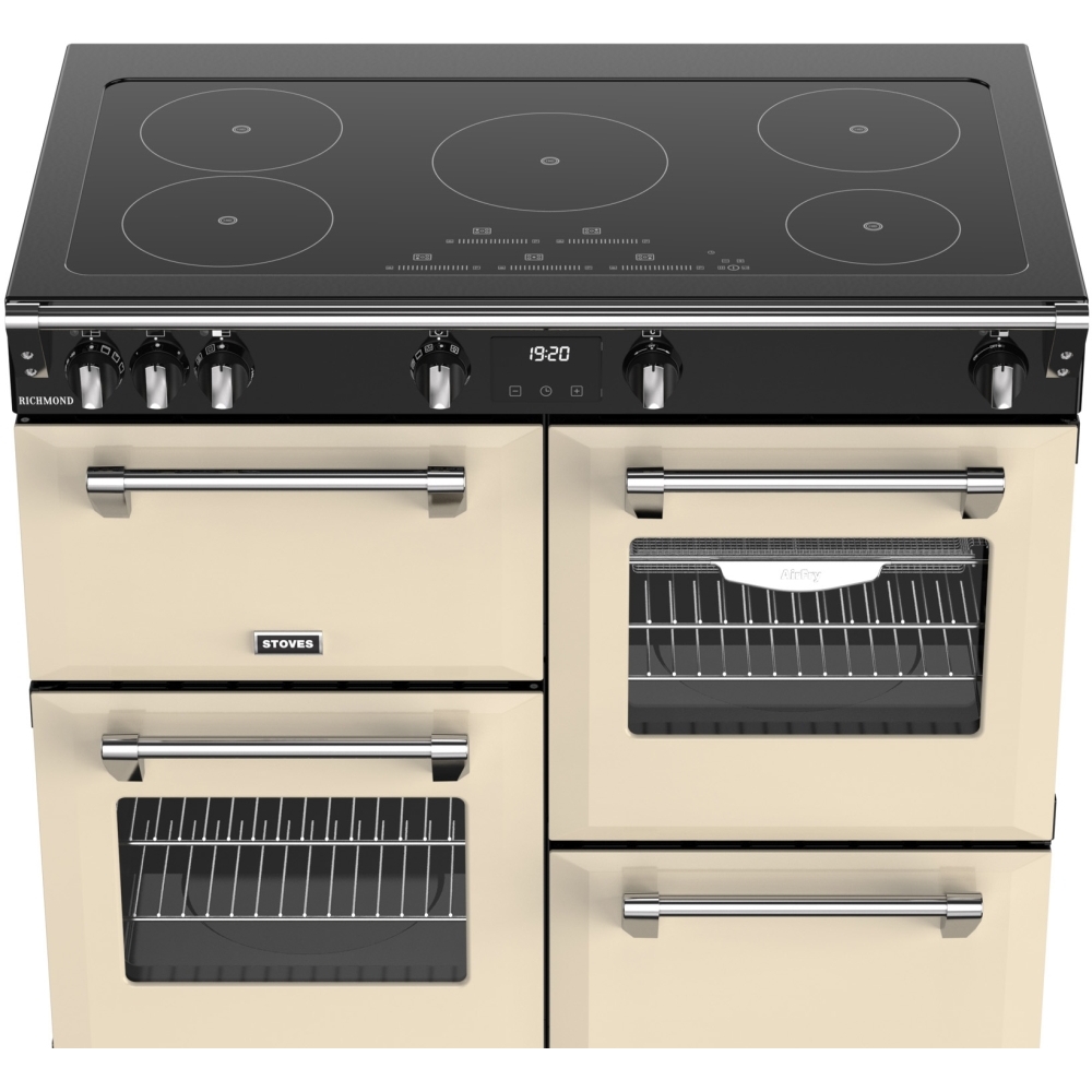 Stoves RCA RICH 100Ei TCH CR 100cm Induction Range Cooker, Cream, A Rated