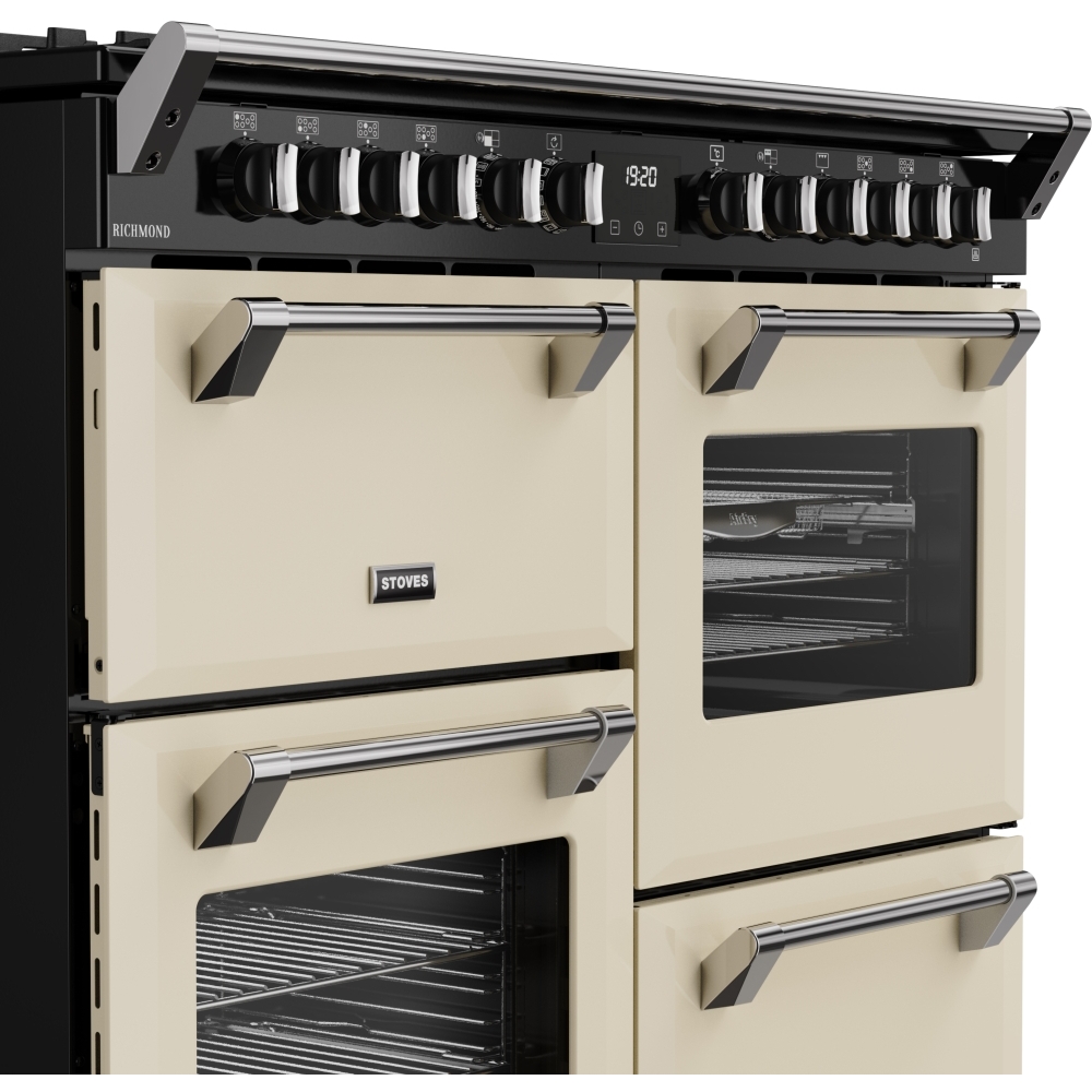 Stoves RCA RICH 110DF CRM 110cm Dual Fuel Range Cooker, Cream, A Rated