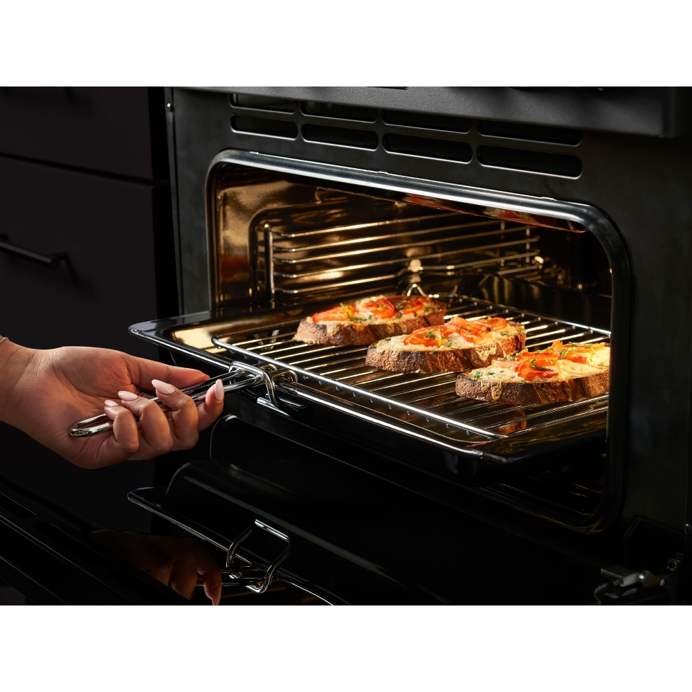 Stoves Richmond DX 60Ei RTY Induction Electric Cooker with Double Oven,  Black, A Rated