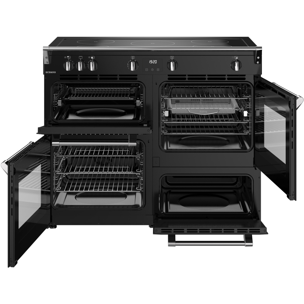 Stoves RCA RICH 110Ei TCH BL 110cm Induction Range Cooker, Black, A Rated