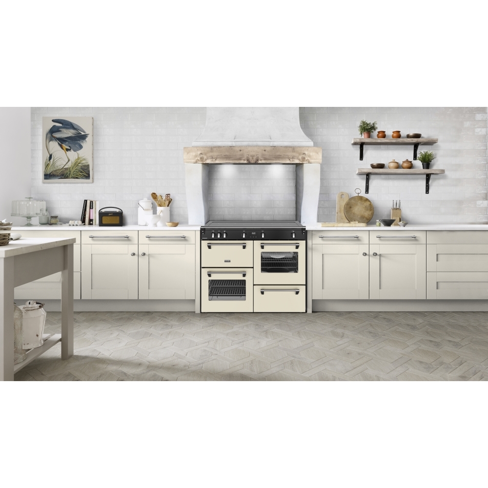 Stoves RCA RICH 110Ei TCH CR 110cm Induction Range Cooker, Cream, A Rated
