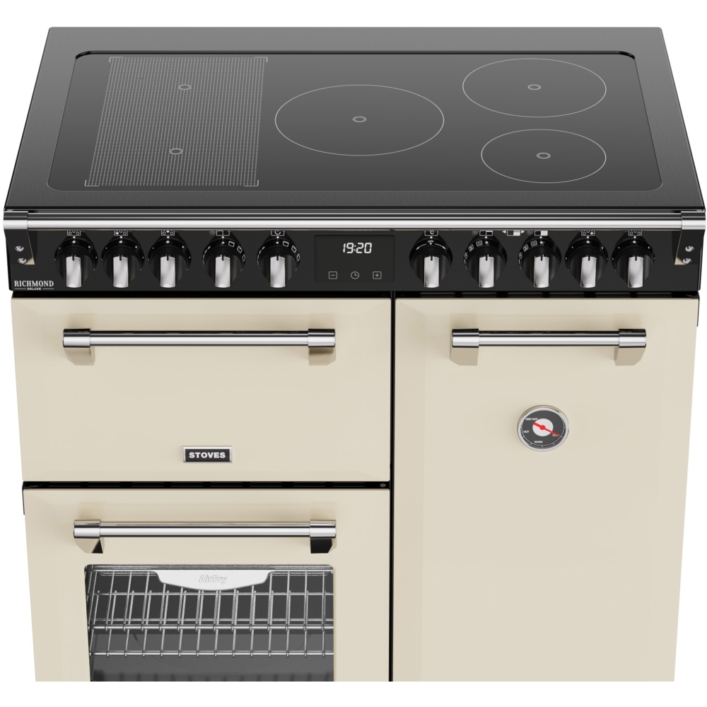 Stoves DX RCA RICH 90Ei RTY 90cm Induction Range Cooker, Cream, A Rated