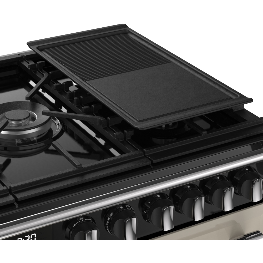 Stoves DX RCA RICH 100DF CRM 100cm Dual Fuel Range Cooker, Cream, A Rated