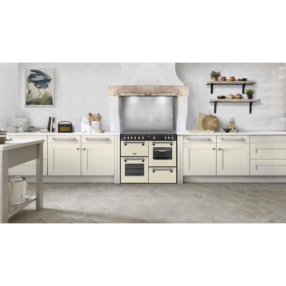 Stoves DX RCA RICH 100Ei RTY 100cm Induction Range Cooker, Cream, A Rated