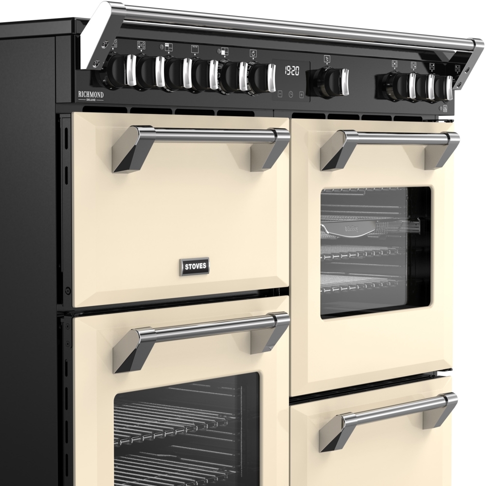 Stoves DX RCA RICH 100Ei RTY 100cm Induction Range Cooker, Cream, A Rated