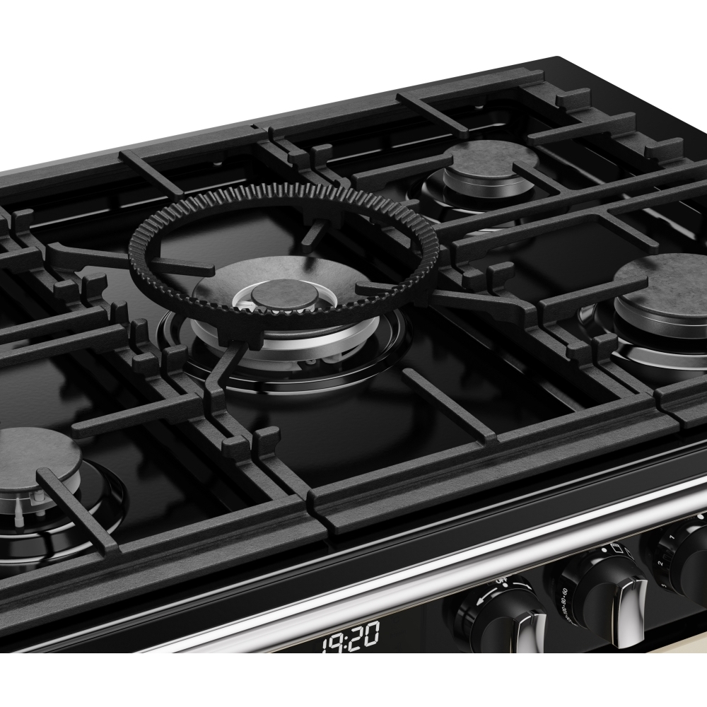 Stoves DX RCA RICH 110DF CRM 110cm Dual Fuel Range Cooker, Cream, A Rated