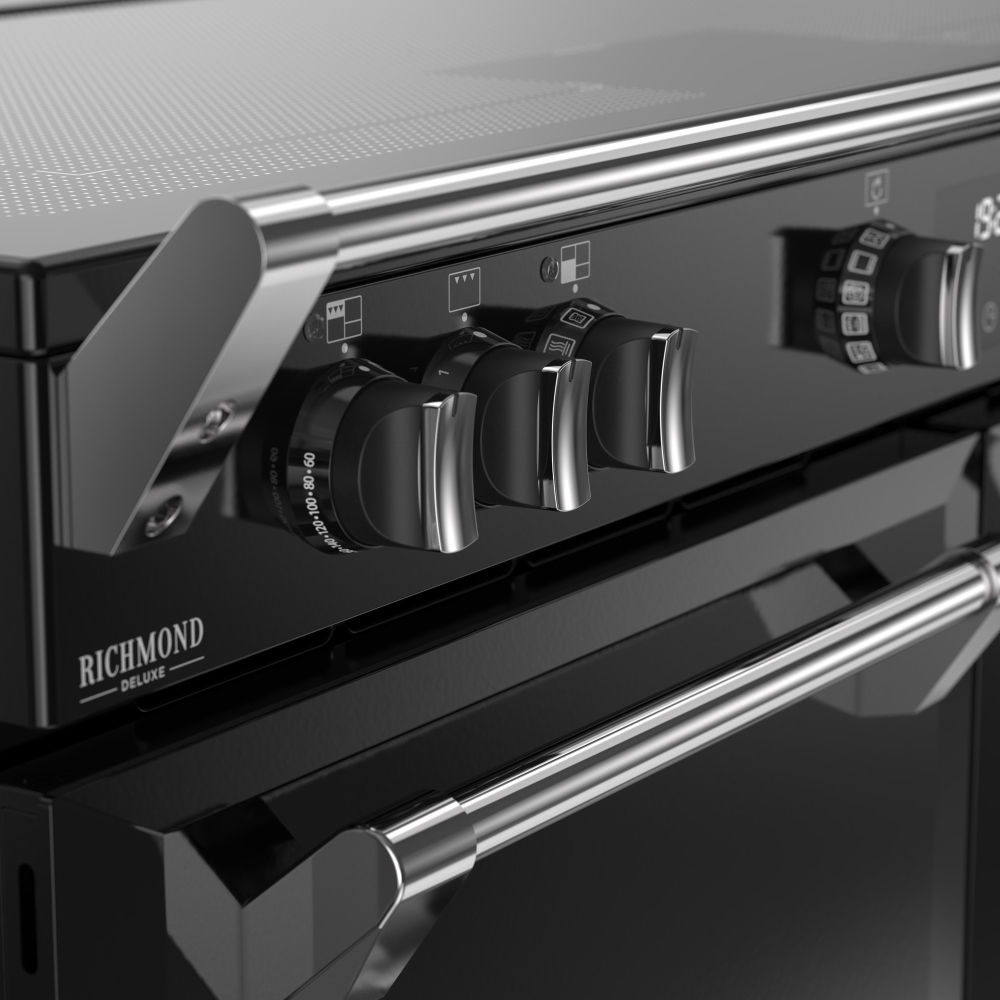 Stoves DX RCA RICH 110Ei ZLS 110cm Induction Range Cooker, Black, A Rated