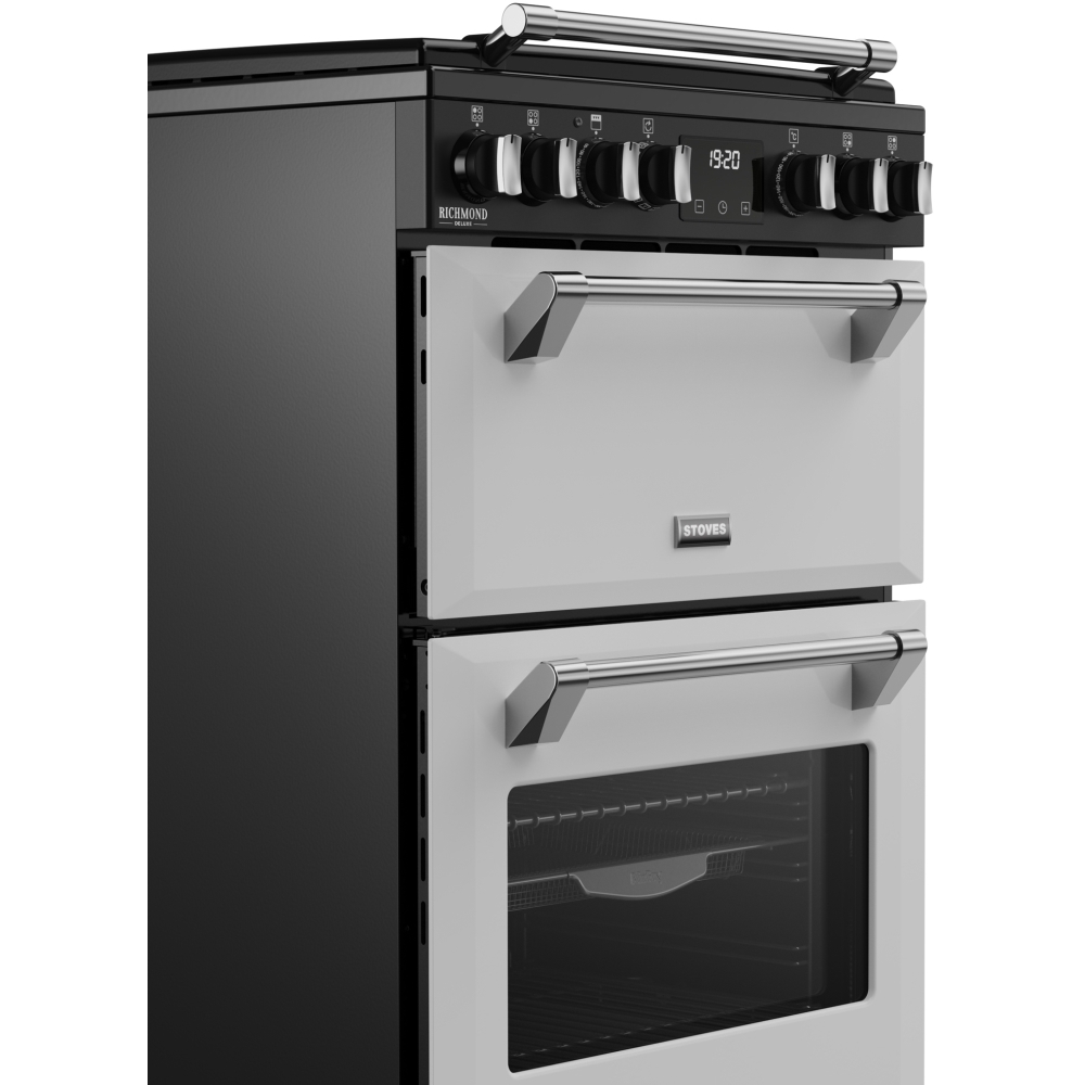Stoves DX MRA RICH 60DF IWH Dual Fuel Cooker with Double Oven, White, A Rated