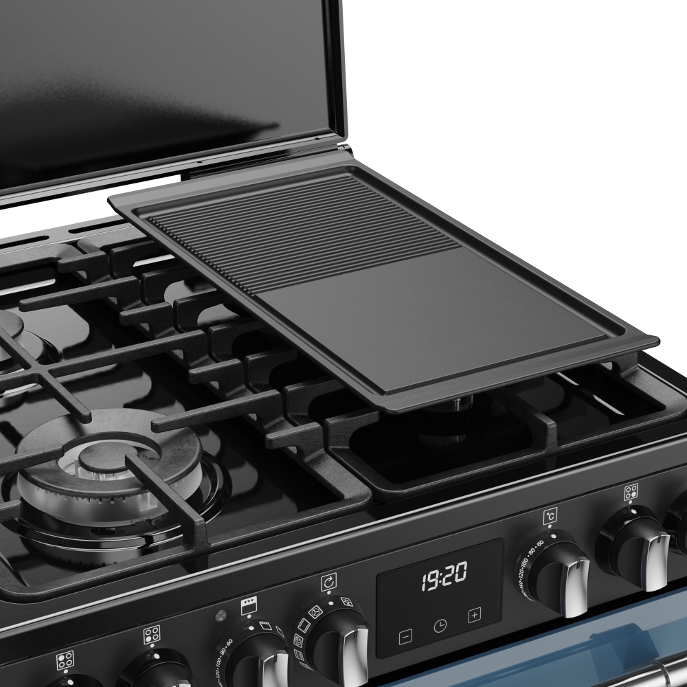 Stoves DX MRA RICH 60DF TWB Dual Fuel Cooker with Double Oven, Blue, A Rated