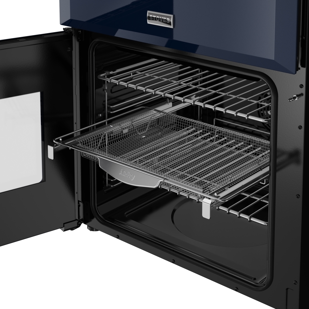 Stoves DX MRA RICH 60DF MBL Dual Fuel Cooker with Double Oven, Blue, A Rated