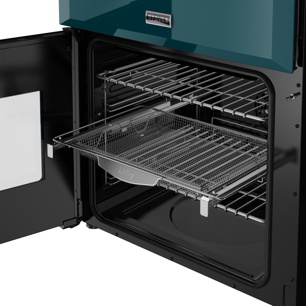 Stoves DX MRA RICH 60DF DMA Dual Fuel Cooker with Double Oven, Green, A Rated