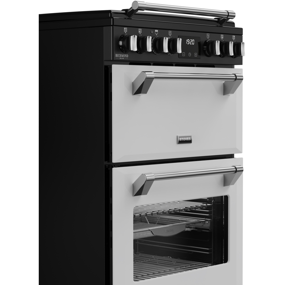 Stoves DX MRA RICH 60Ei RTY IWH Induction Electric Cooker with Double Oven, White, A Rated