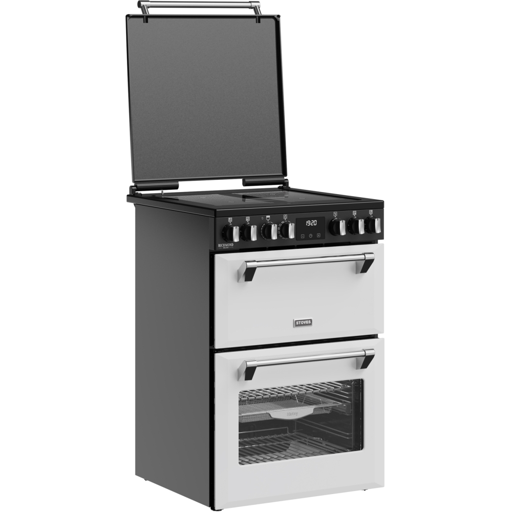 Stoves DX MRA RICH 60Ei RTY IWH Induction Electric Cooker with Double Oven, White, A Rated