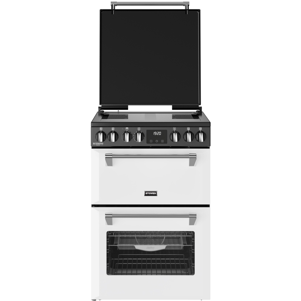 Stoves DX MRA RICH 60Ei RTY IWH Induction Electric Cooker with Double Oven, White, A Rated