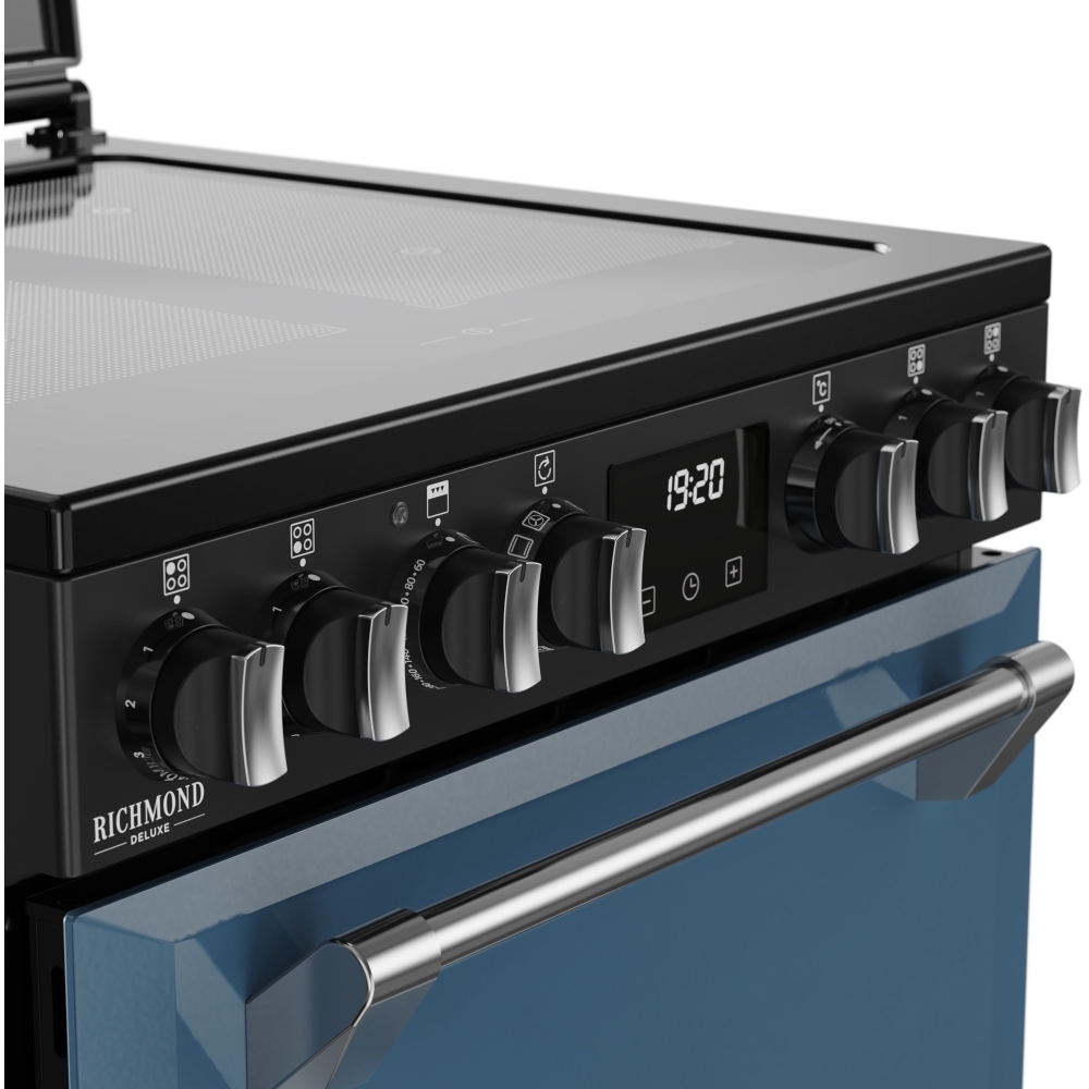 Stoves DX MRA RICH 60Ei RTY TWB Induction Electric Cooker with Double Oven, Blue, A Rated