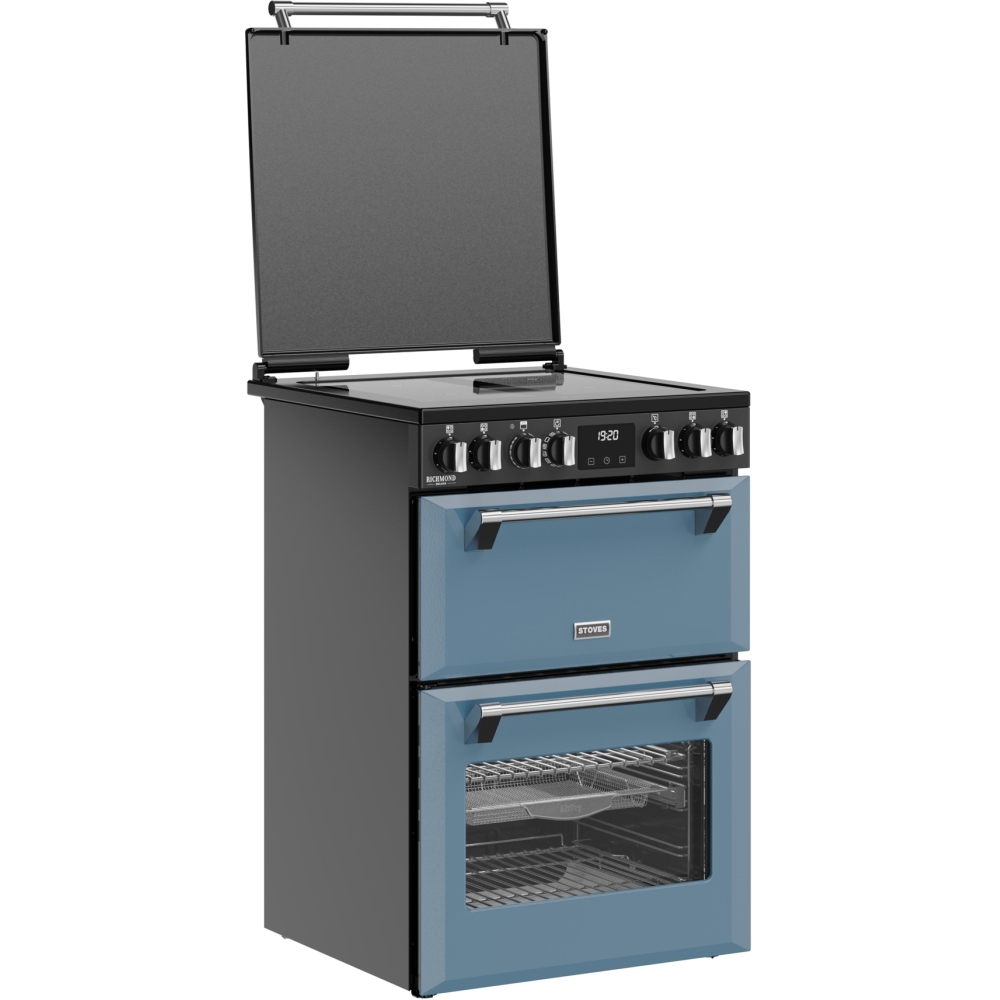 Stoves DX MRA RICH 60Ei RTY TWB Induction Electric Cooker with Double Oven, Blue, A Rated