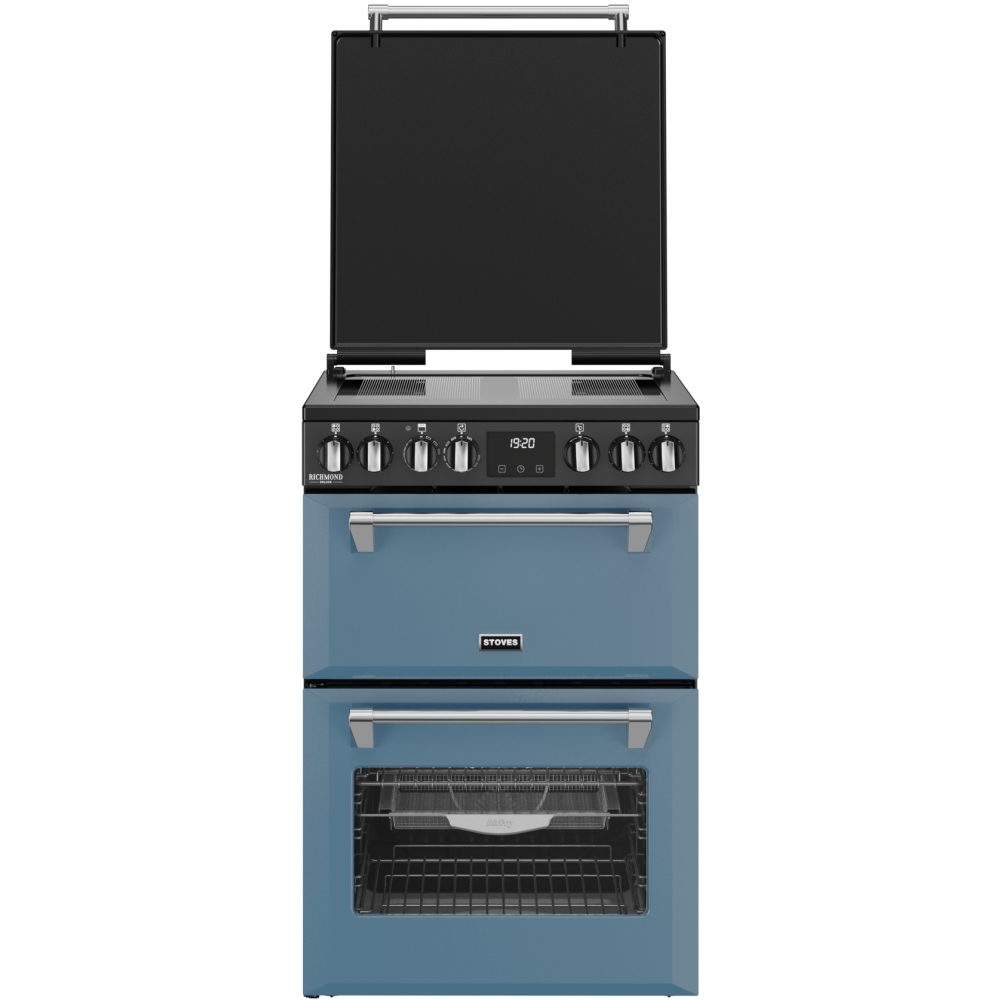 Stoves DX MRA RICH 60Ei RTY TWB Induction Electric Cooker with Double Oven, Blue, A Rated