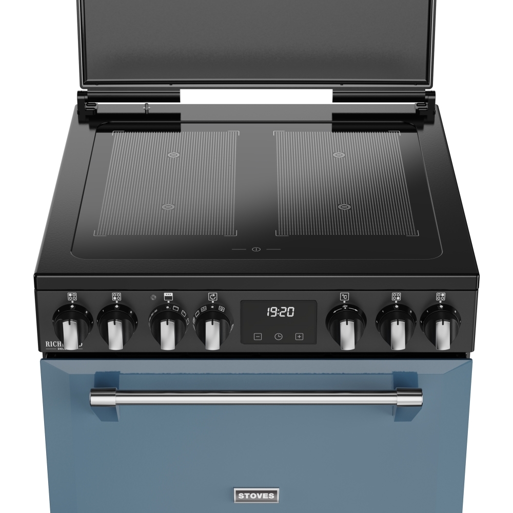 Stoves DX MRA RICH 60Ei RTY TWB Induction Electric Cooker with Double Oven, Blue, A Rated