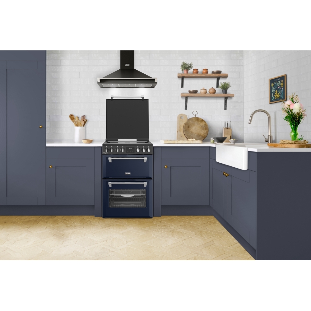 Stoves DX MRA RICH 60Ei RTY MBL Induction Electric Cooker with Double Oven, Blue, A Rated