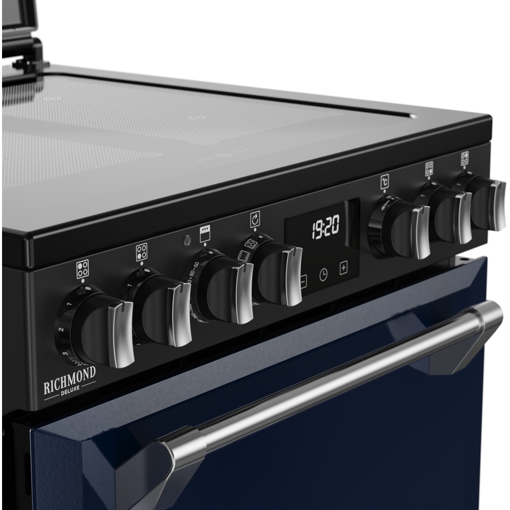 Stoves DX MRA RICH 60Ei RTY MBL Induction Electric Cooker with Double Oven, Blue, A Rated