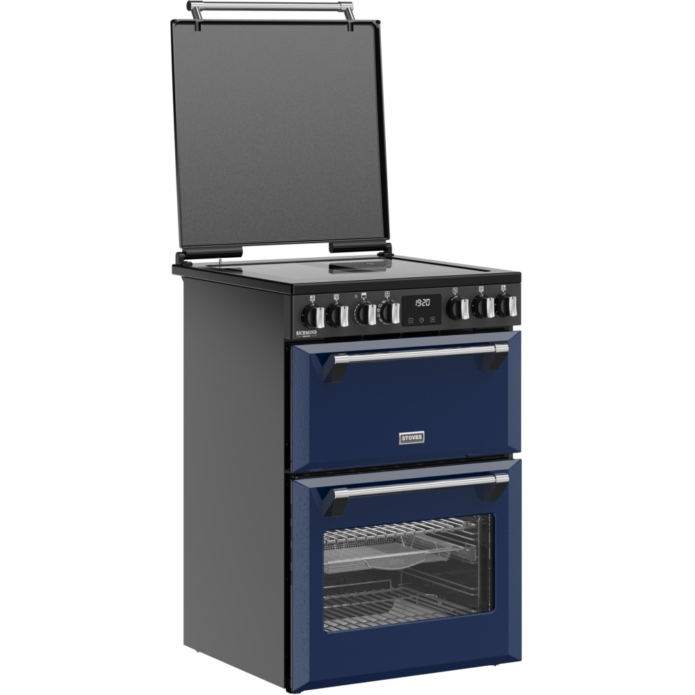 Stoves DX MRA RICH 60Ei RTY MBL Induction Electric Cooker with Double Oven, Blue, A Rated