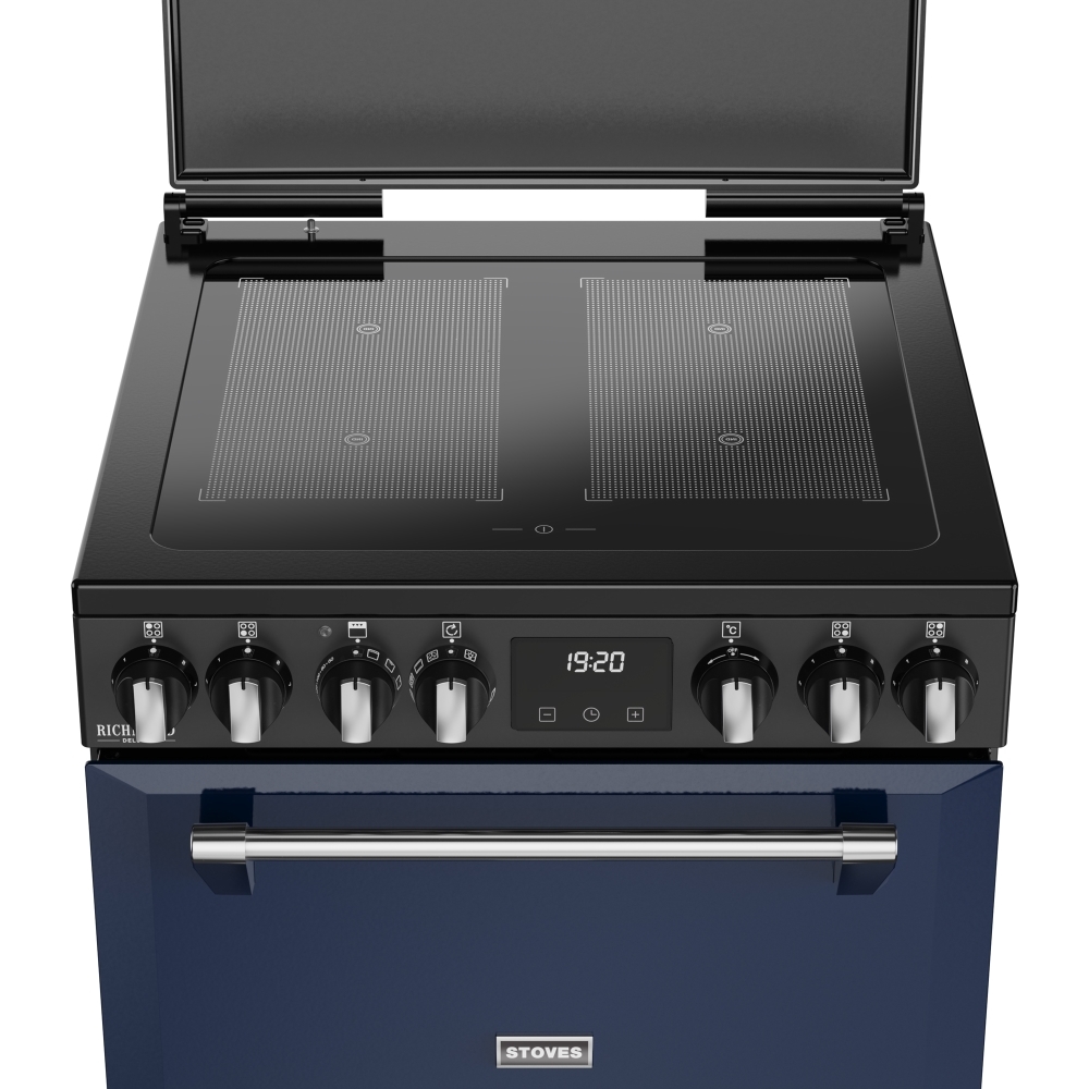 Stoves DX MRA RICH 60Ei RTY MBL Induction Electric Cooker with Double Oven, Blue, A Rated