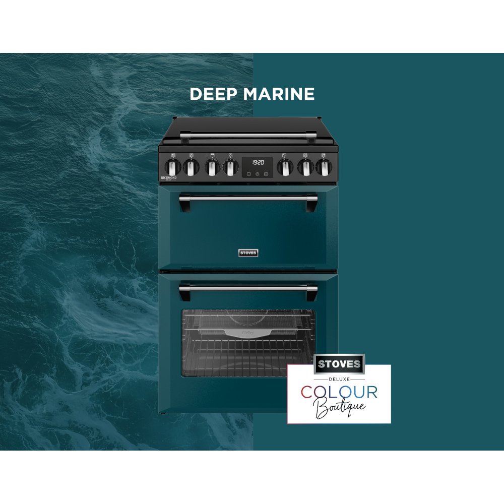 Stoves DX MRA RICH 60Ei RTY DMA Induction Electric Cooker with Double Oven, Green, A Rated