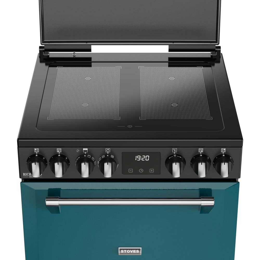 Stoves DX MRA RICH 60Ei RTY DMA Induction Electric Cooker with Double Oven, Green, A Rated