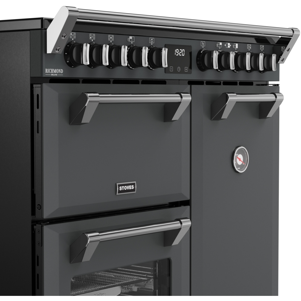Stoves DX RCA RICH 90Ei RTY AGR 90cm Induction Range Cooker, Anthracite Grey, A Rated