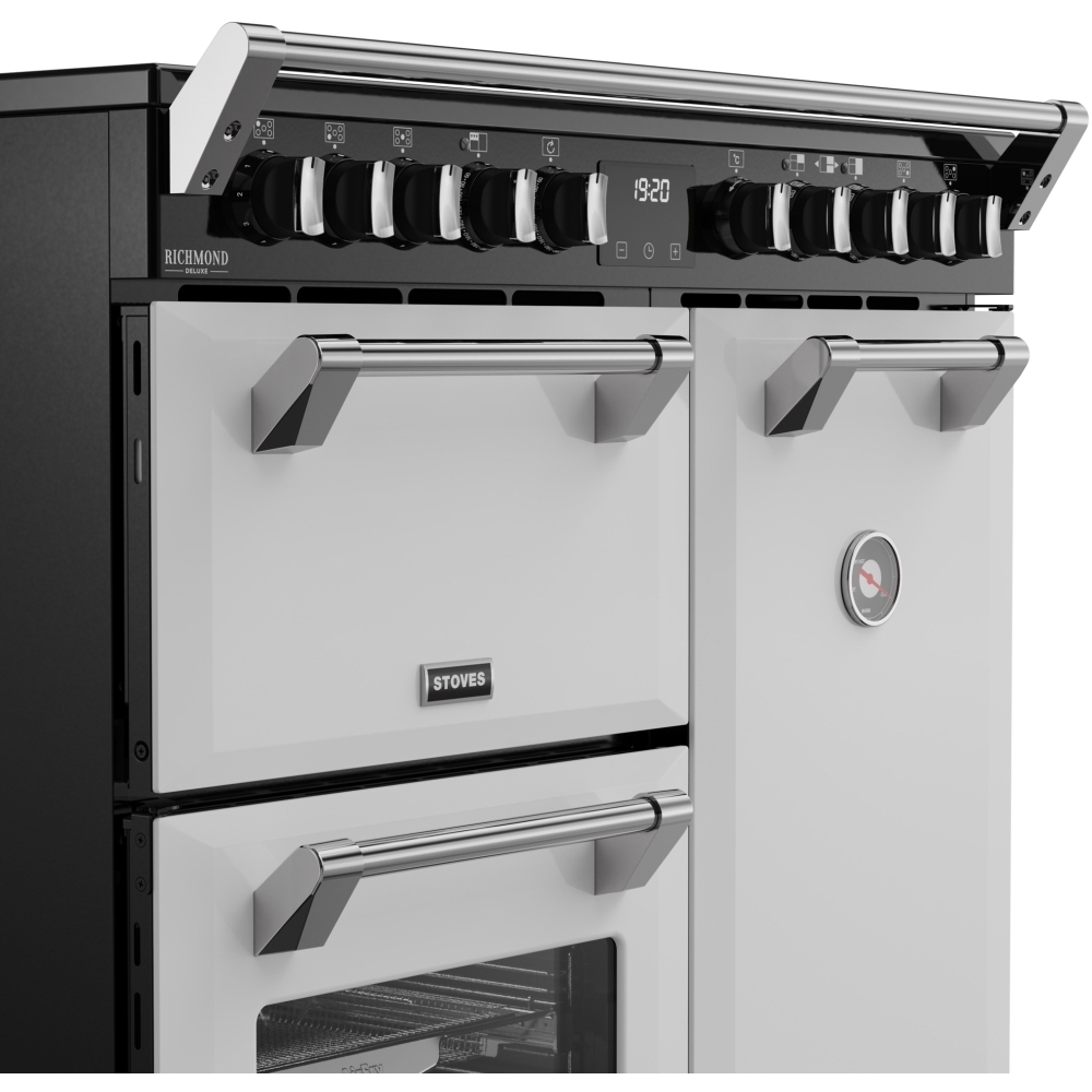 Stoves DX RCA RICH 90Ei RTY IWH 90cm Induction Range Cooker, Ice White, A Rated